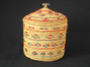 A large Attu basket with cover