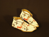 A pair of Cheyenne beaded moccasins