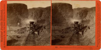 First Construction Train passing Palisades