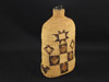 A Klamath woven bottle with friendship hearts
