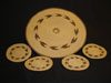 A set of 5 Klamath trays