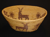 A rare Maidu pictoral gift basket