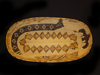 A Mission oval snake and eagle basket