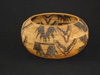A Yosemite Mono Paiute polychrome basket