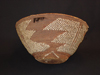 A rare and ornate California Ohlone gift basket