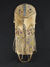 A Northern Paiute beaded cradleboard