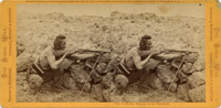 A Modoc Warrior on the war path