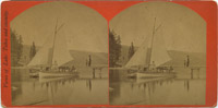 Pier & Sailboat at Tahoe