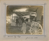 Nevada City - Stage Marysville, Nevada City 1899