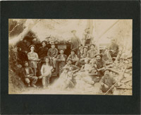 Foresthill, Ca. Miners at The Mine