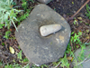 Stoneware mortar and pestle
