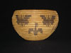 Washo basket with eagles and butterflies