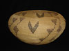 A Washoe polychrome coiled basket