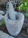 Stoneware mortar and pestle