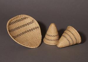 Two Burden Baskets and a Winnowing Tray
