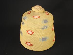 A large and fine Attu covered basket