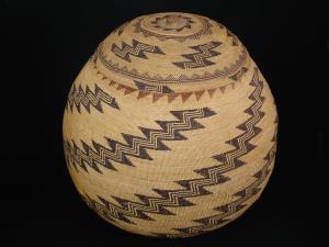 A very large and impressive Karok basket