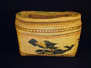 A large Makah basket