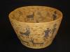 A Mission pictorial bowl basket