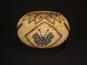 Mono Lake Paiute butterfly and eagle basket