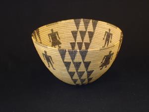 A Panamint bowl with male and female figures
