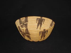 Panamint bowl with men and butterflies