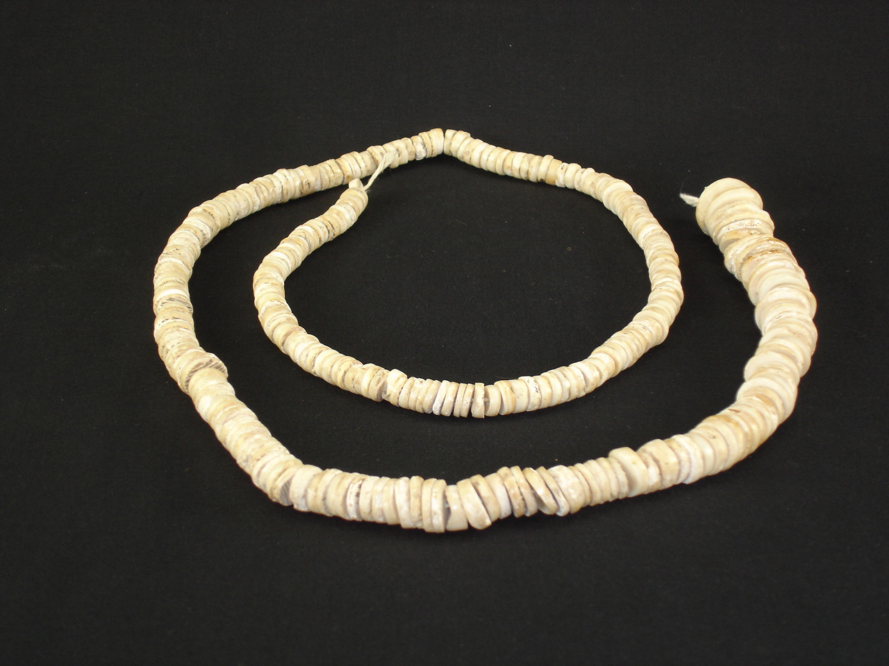 Pomo Clam-Shell beaded Necklace || GeneQuintana.com