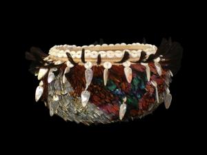 A Pomo Feather Prayer Basket: Quail Maiden (1971)
