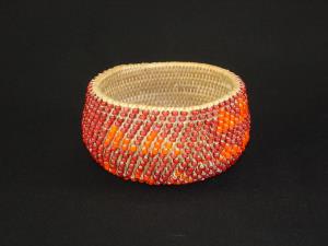 Beaded Pomo Gift Basket: Lupine (1982)