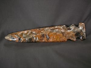 A finely carved obsidian wealth blade