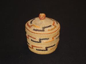 A Tlingit small bowl with cover
