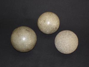 Yokuts stone game balls