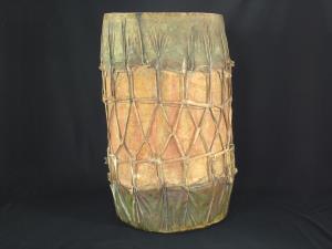 A large, rare, and early Zuni drum