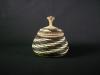 A fine Elizabeth Hickox lidded treasure basket