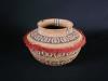 A very rare and fine Kawaiisu polychrome bottleneck basket