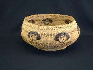 A Large and Rare Modoc basket by Kitty Pete