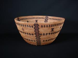 A very nice and fine attractive polychrome Mono Paiute bowl