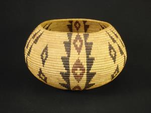 A very fine and well-woven Paiute Yosemite Field Days basket