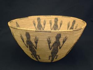 A Fine Panamint basket with Lizards
