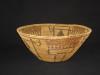 A Fine well-woven Panamint Polychrome Coiled bowl
