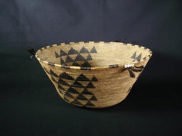 A large and fine Pomo basket