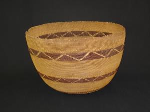 A Large Woven Pomo (Bamtush) basket