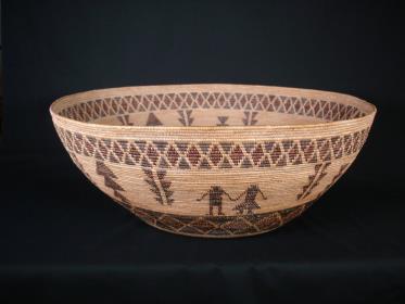 A rare, large Yokuts Wedding Basket